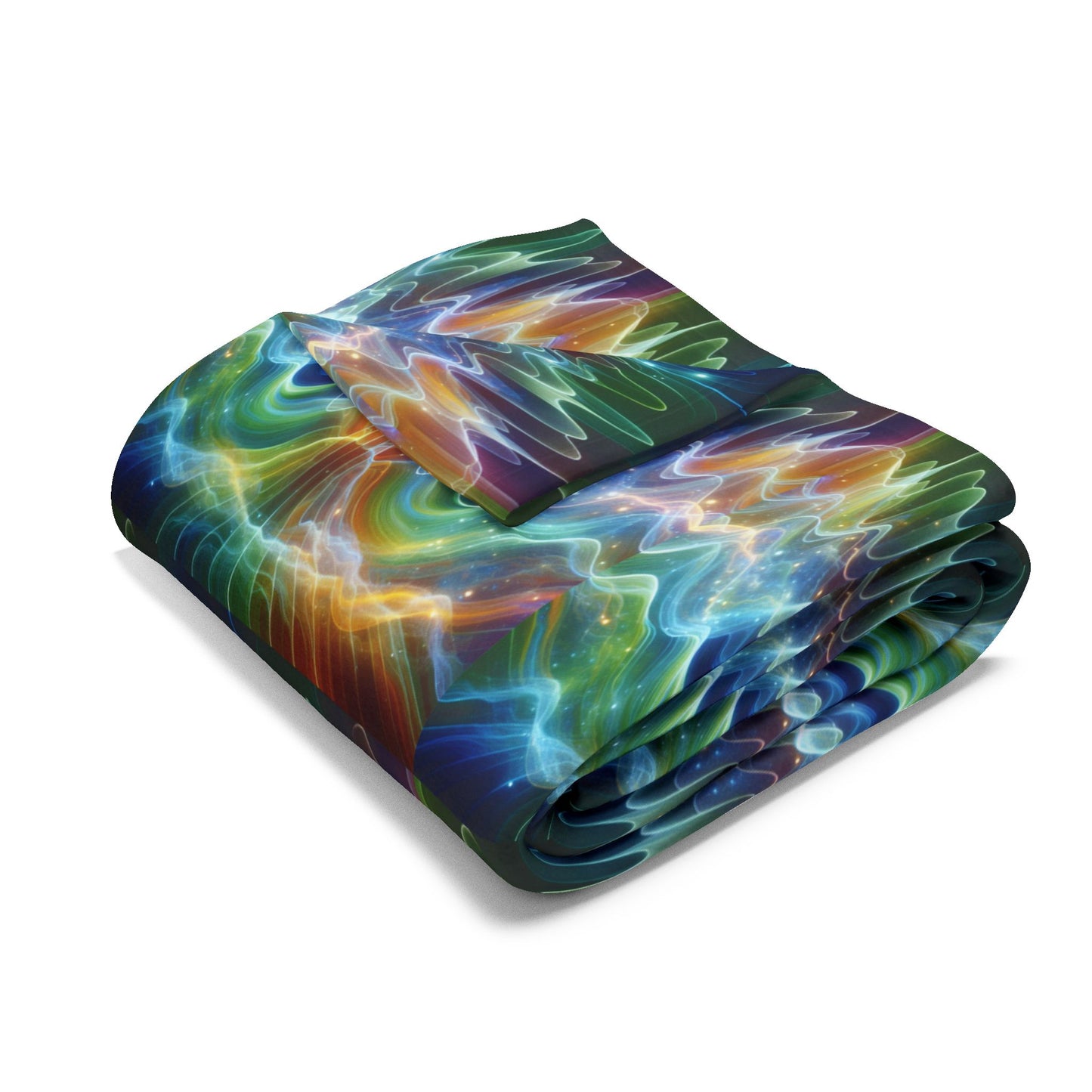Fleece Blanket - Frequency Waves Design