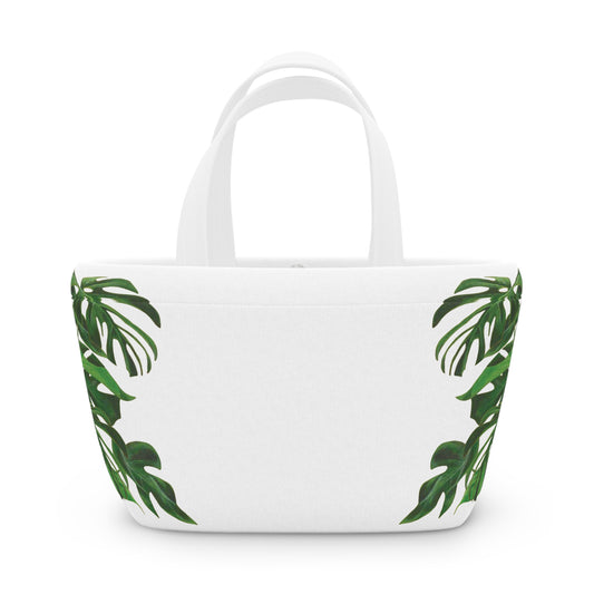 Tropical Monstera Lunch Bag - Insulated Tote for Work, School, Picnics, Gifts, Summer Outings