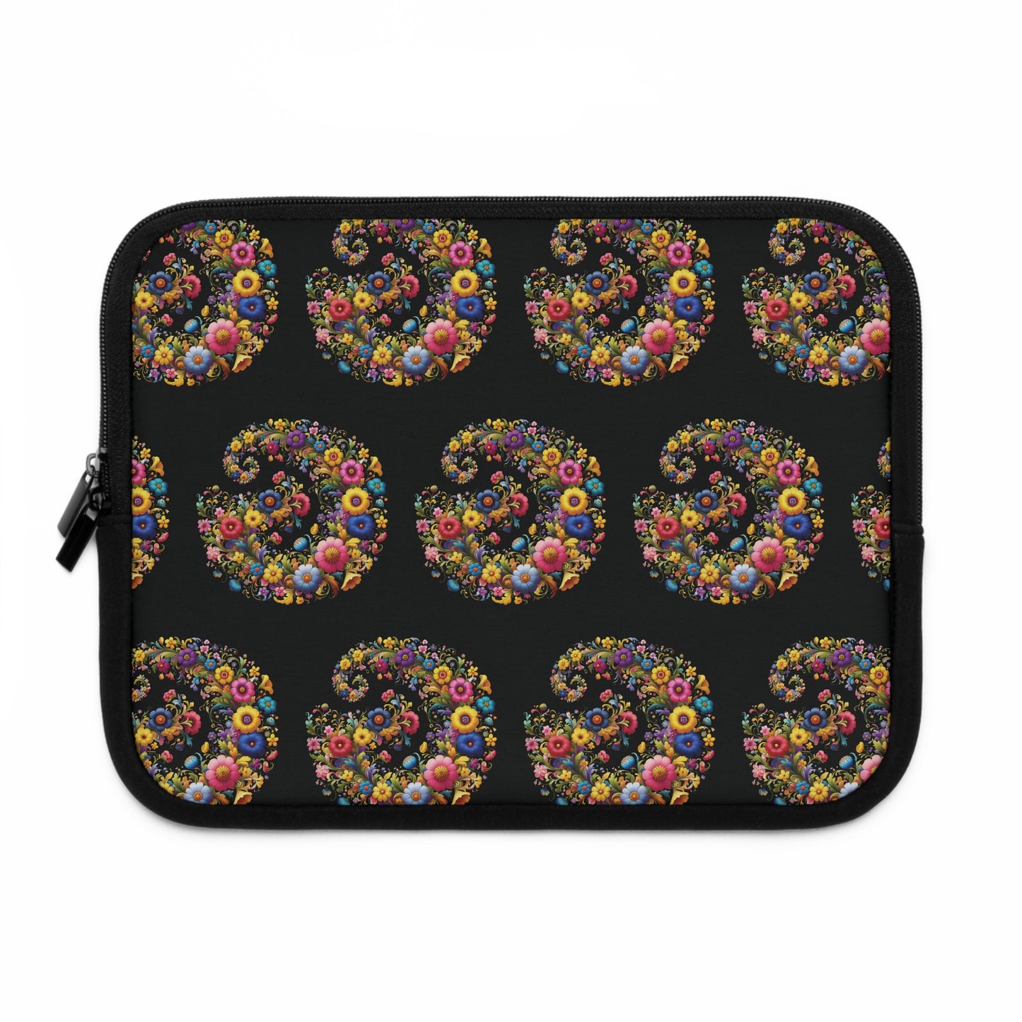 Laptop Sleeve: Floral Swirl