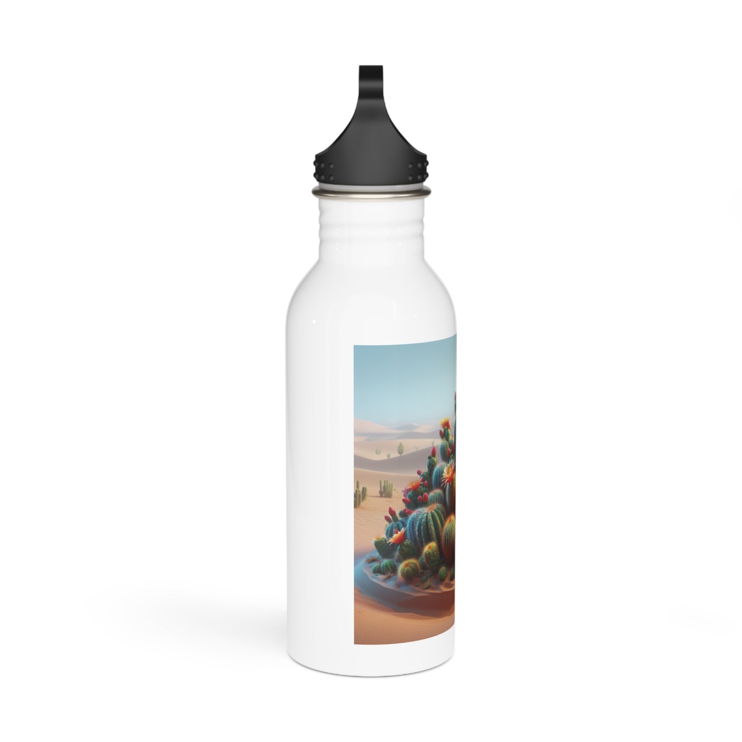 Cactus Stainless Water Bottle, Portable Travel Flask, Succulent Desert Plant Insulated Thermos, Hydration Container,