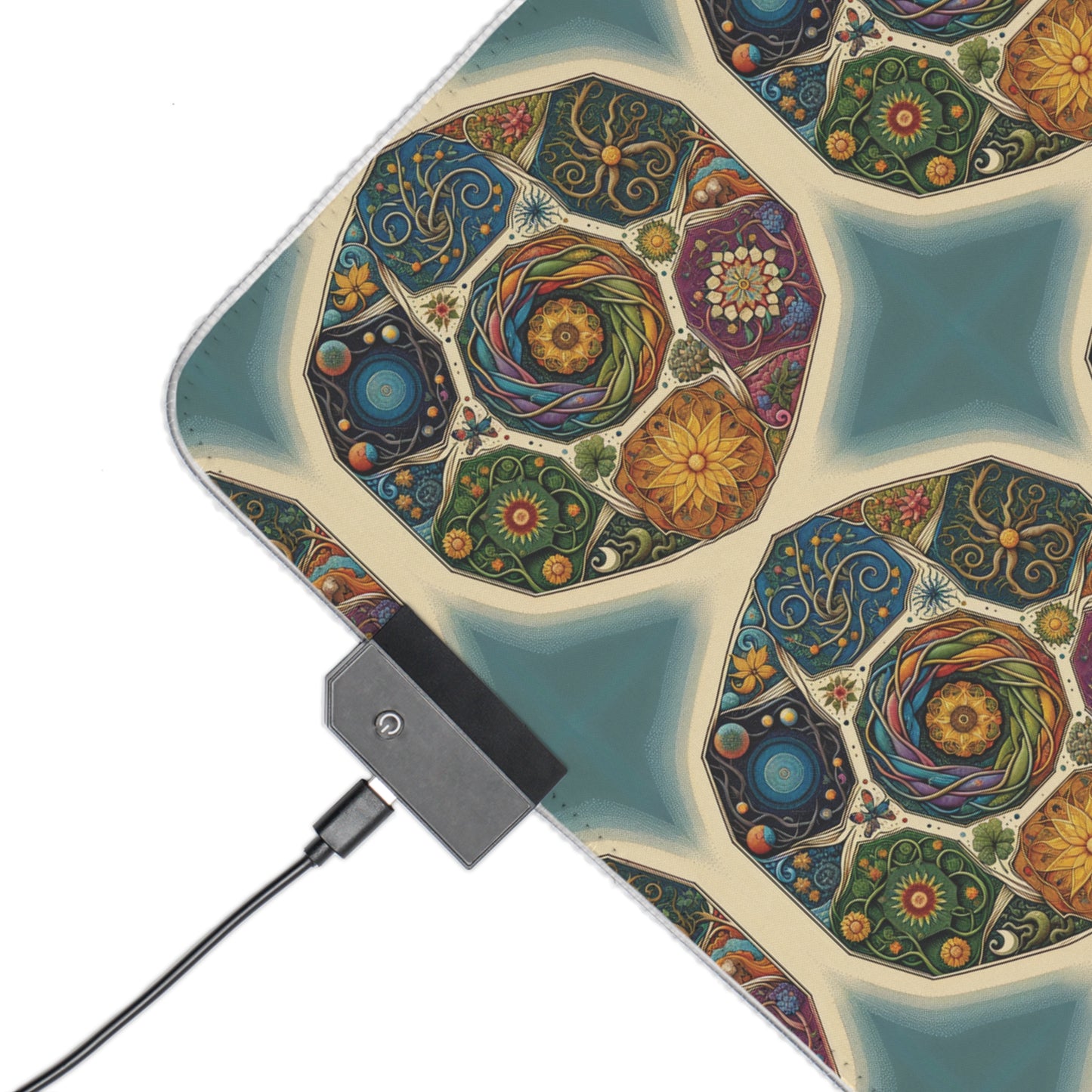 LED Gaming Mouse Pad - Spiritual Design