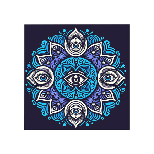 Square Magnet - Third Eye Chakra Square Design