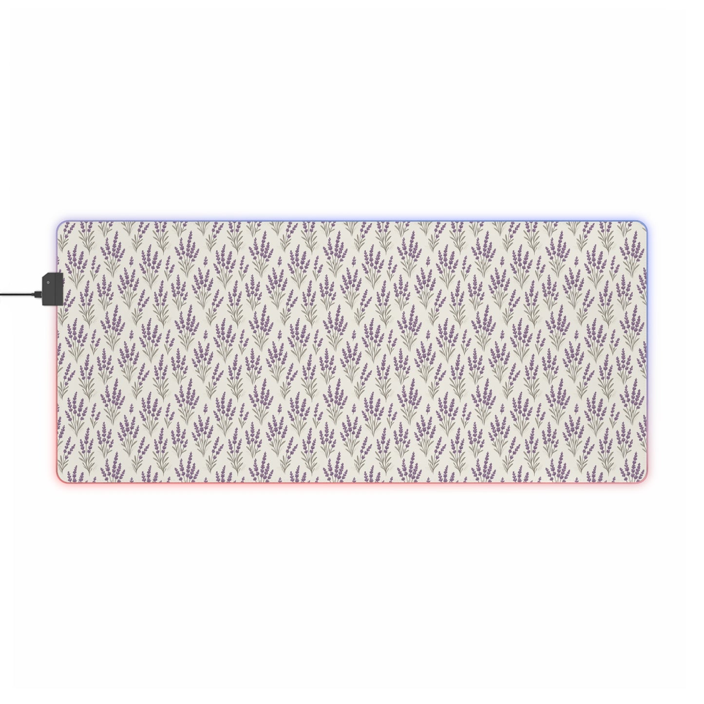LED Gaming Mouse Pad: Lavender Design