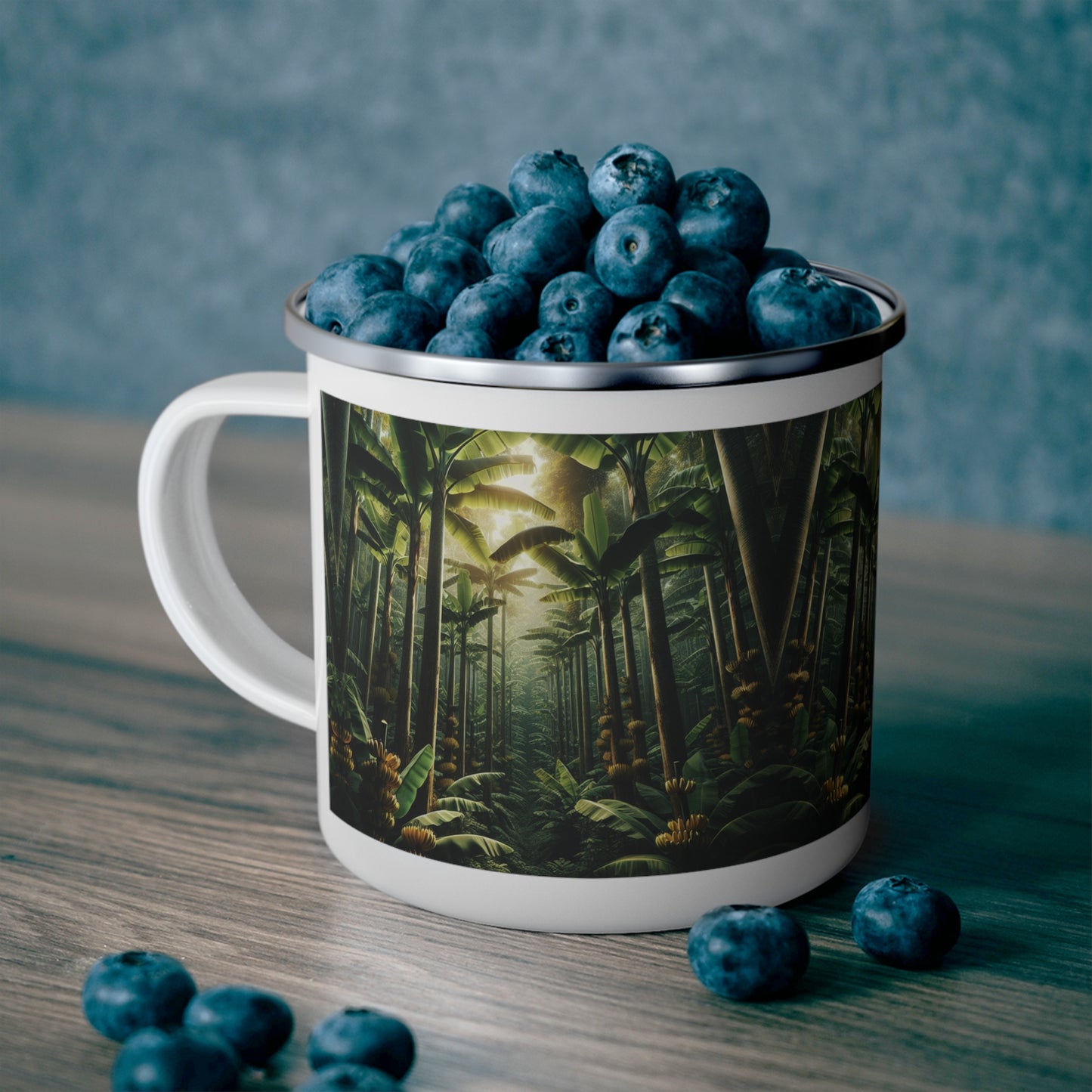 Camping Mug - Tropical Banana Trees
