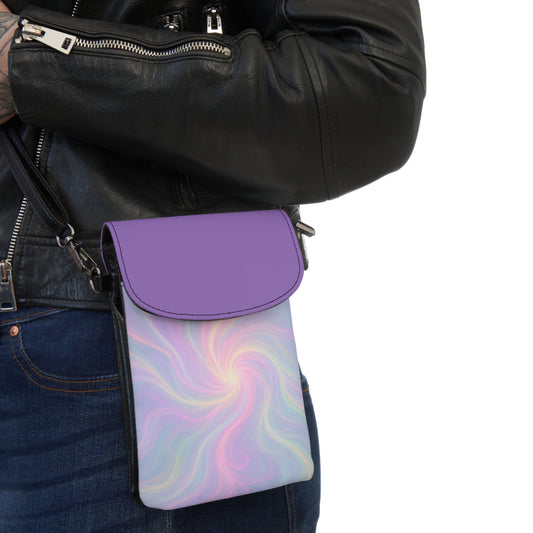 Phone Wallet: pastel energy wave