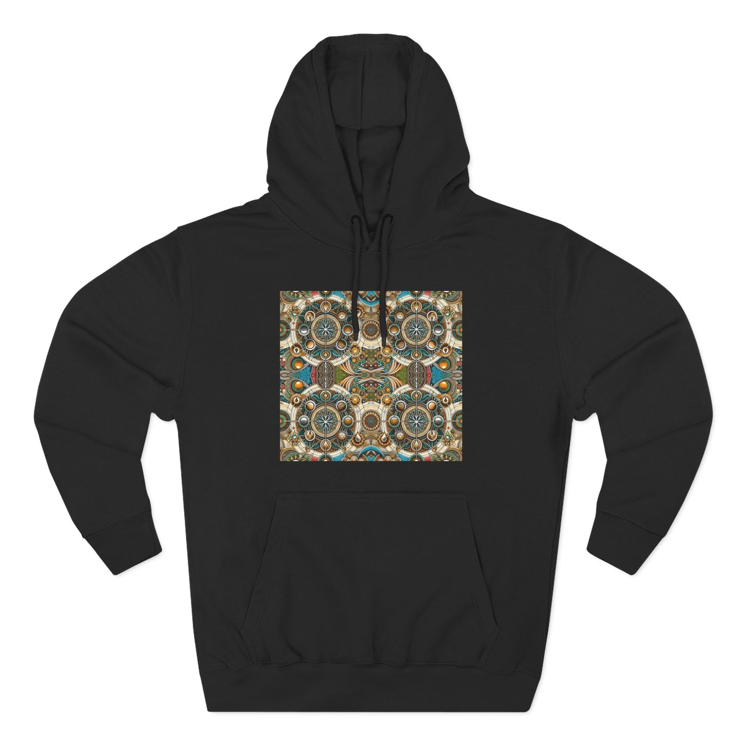 Fleece Hoodie - Symbol of Life Design
