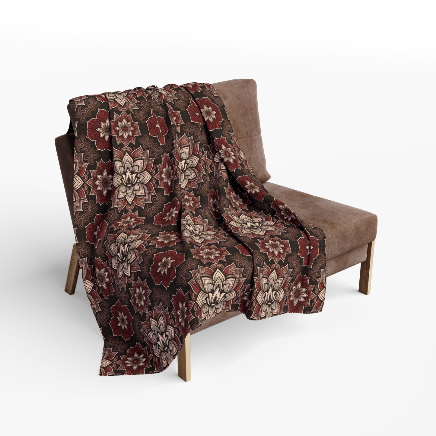 Fleece Blanket with Root Chakra Design