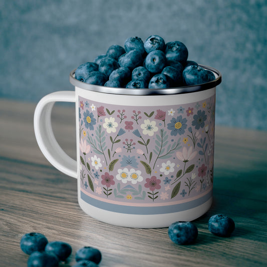 Camping Mug - Floral Design