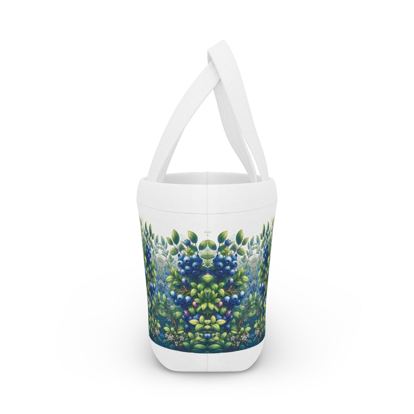 Blueberries Lunch Bag, Insulated Tote for Work, School, Picnics, Reusable Lunchbox, Food Storage Bag
