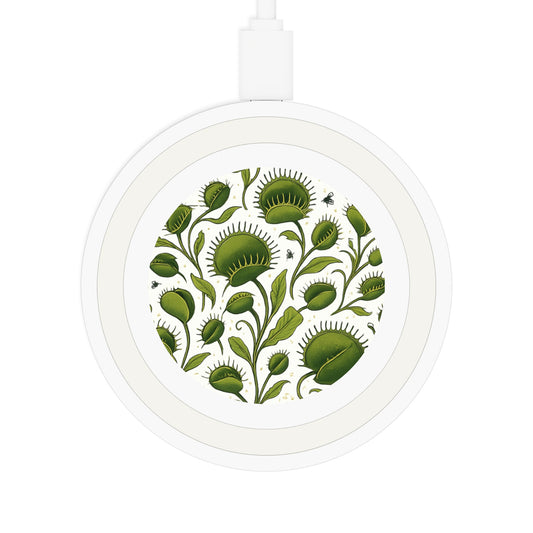 Wireless Charging Pad: Venus Trap Pattern