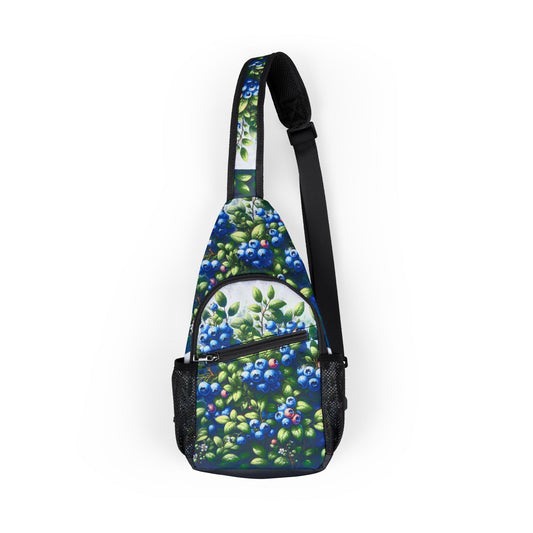 Blueberries Chest Bag