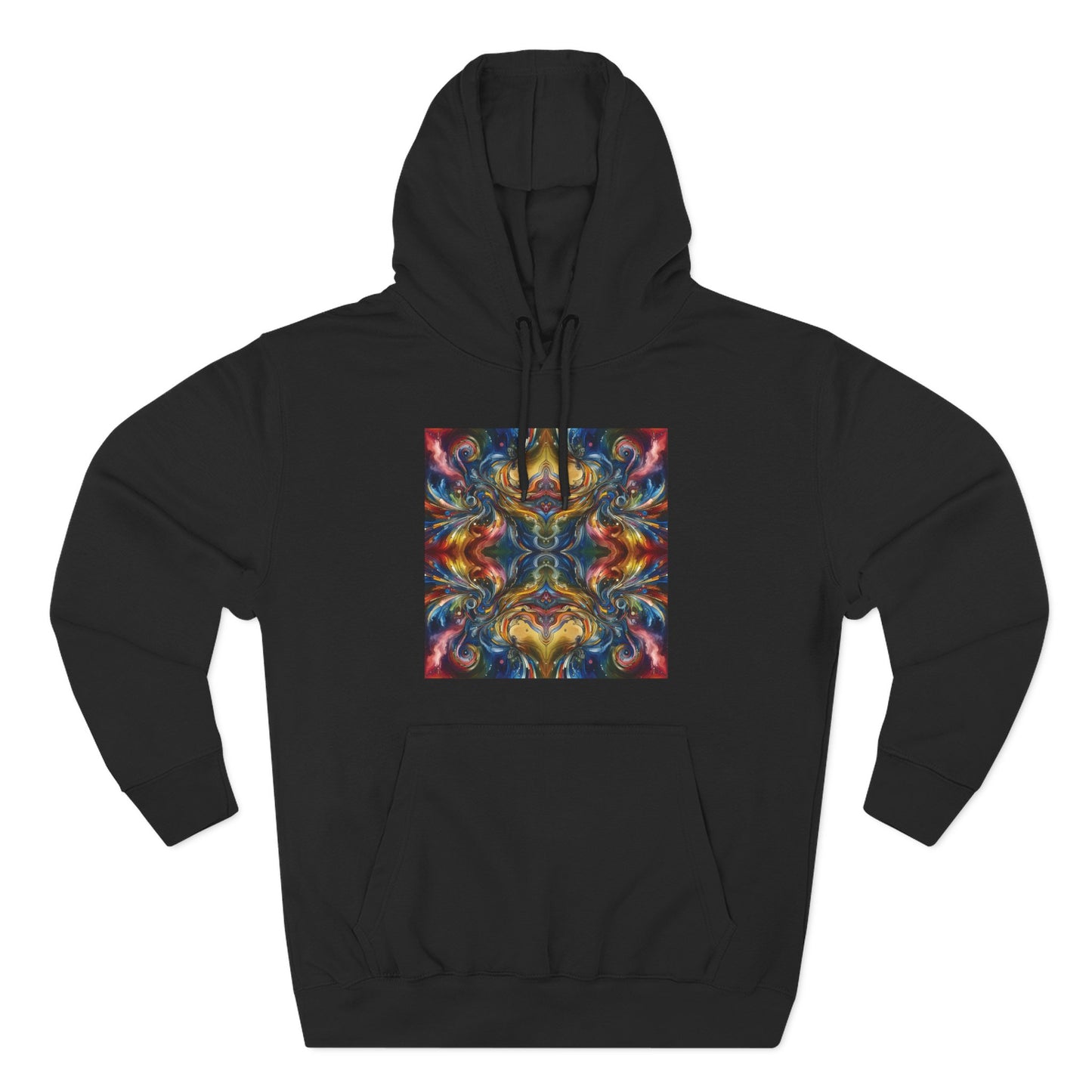 Fleece Hoodie - Energy Wave Design