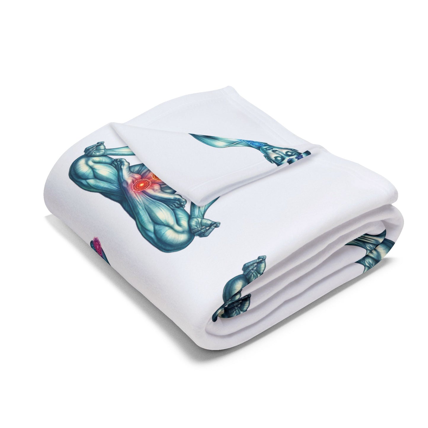 Fleece Blanket - Chakra Meditation Design