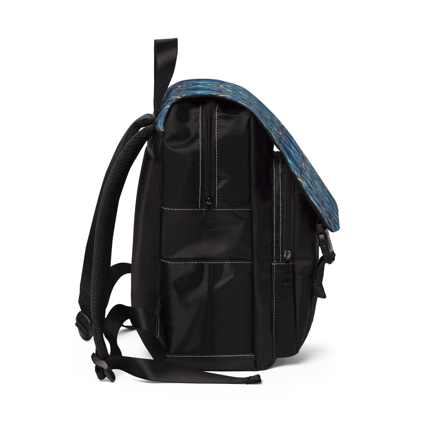 Throat Chakra Design Shoulder Backpack
