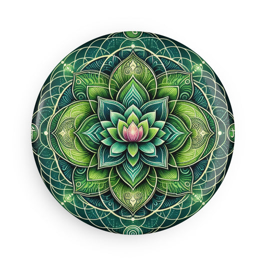 Button Magnet - Heart Chakra