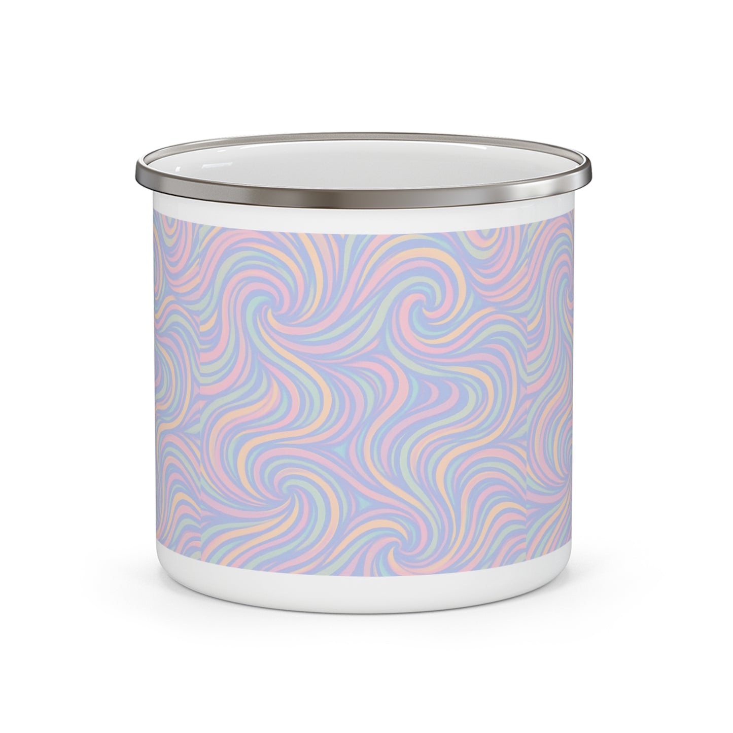 Camping Mug - Colorful Swirl Design