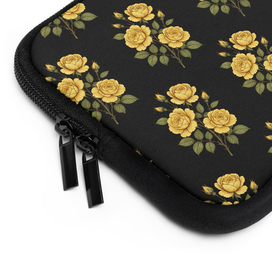 Laptop Sleeve: Yellow Roses