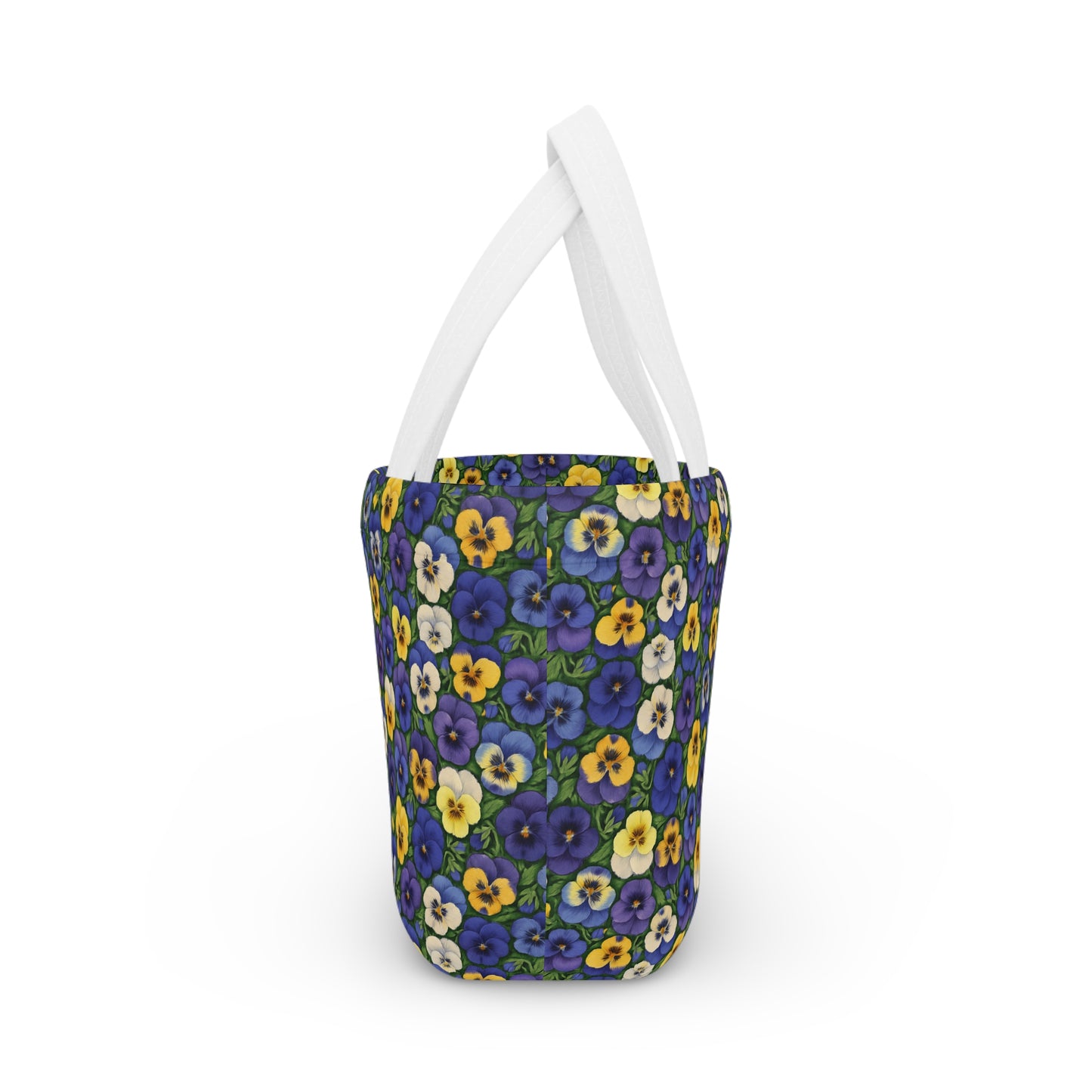 Lunch Bag with Pansy Pattern