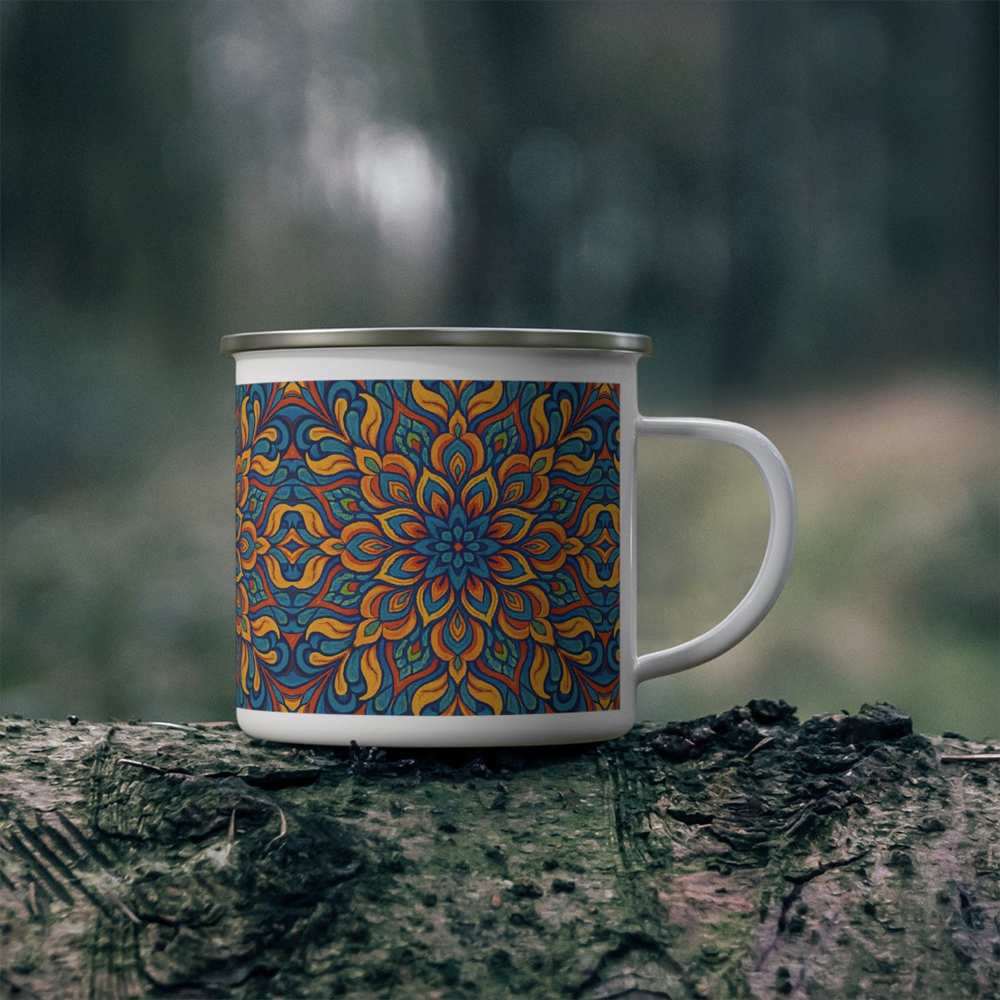 Camping Mug - Kaleidoscope Design