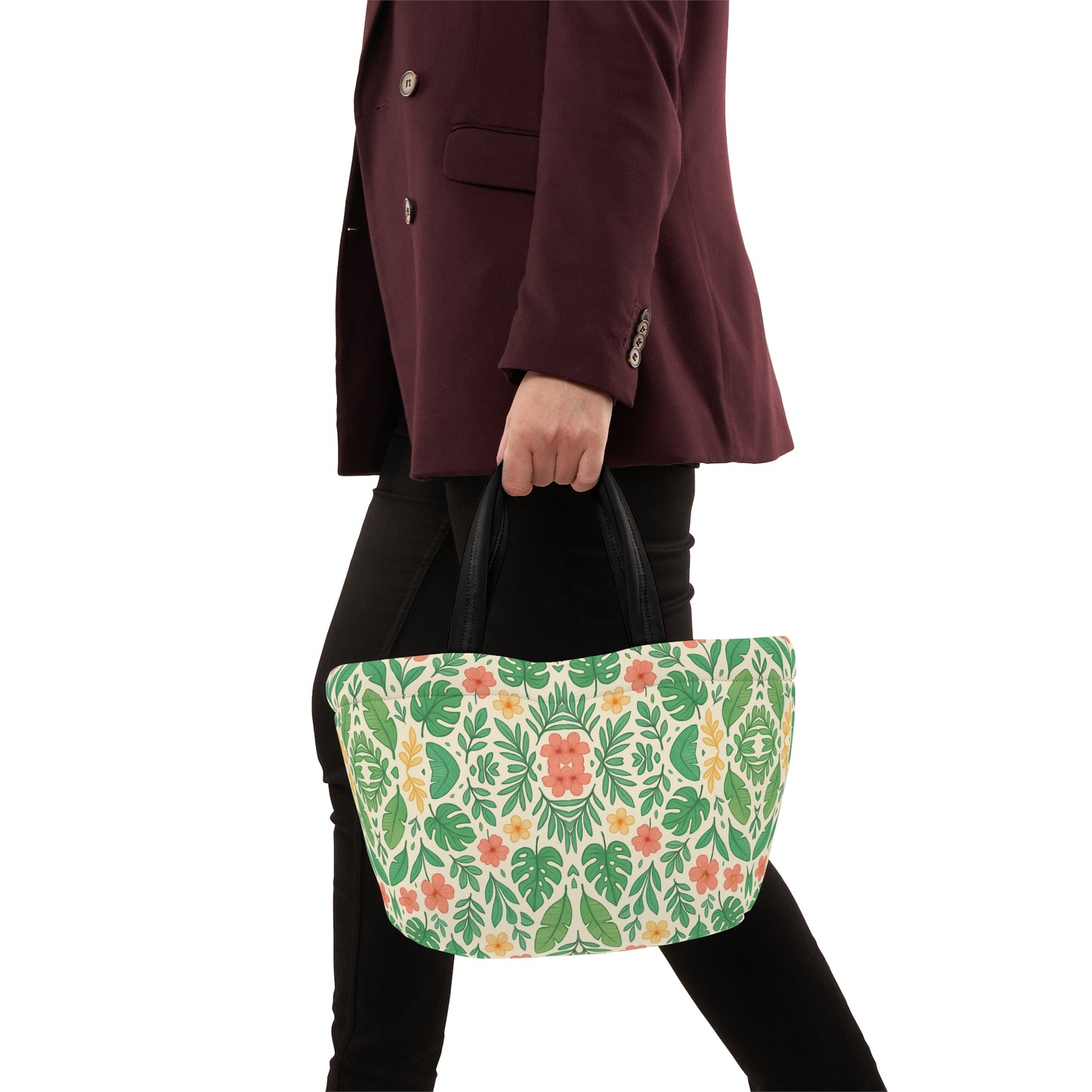Tropical Floral Lunch Bag