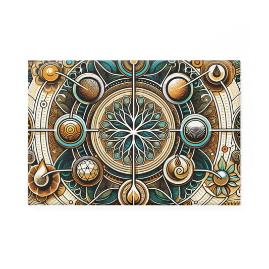 Button Magnet - Symbol of Life Design