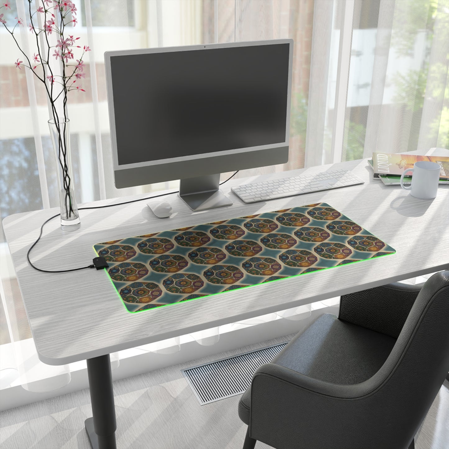 LED Gaming Mouse Pad - Spiritual Design