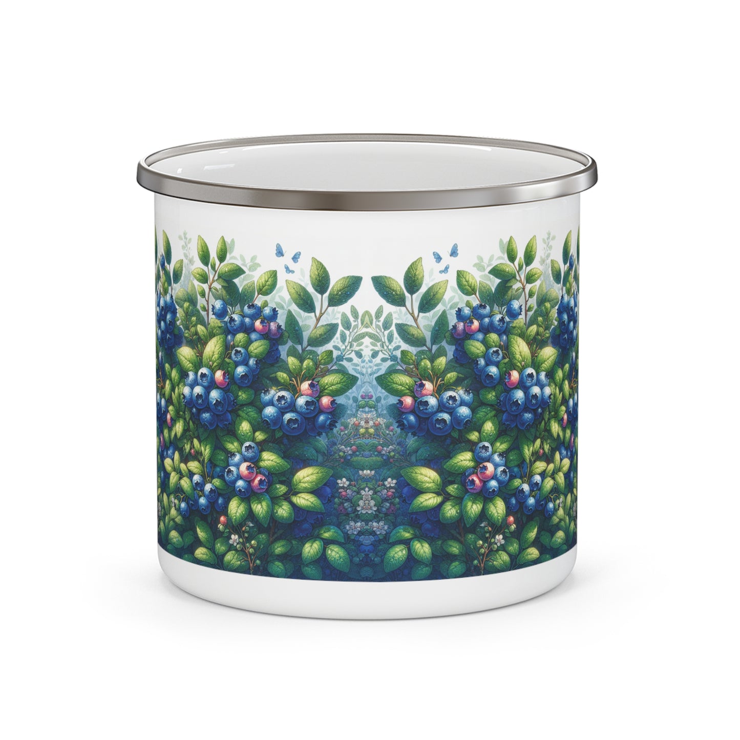Camping Mug - Blueberries Design