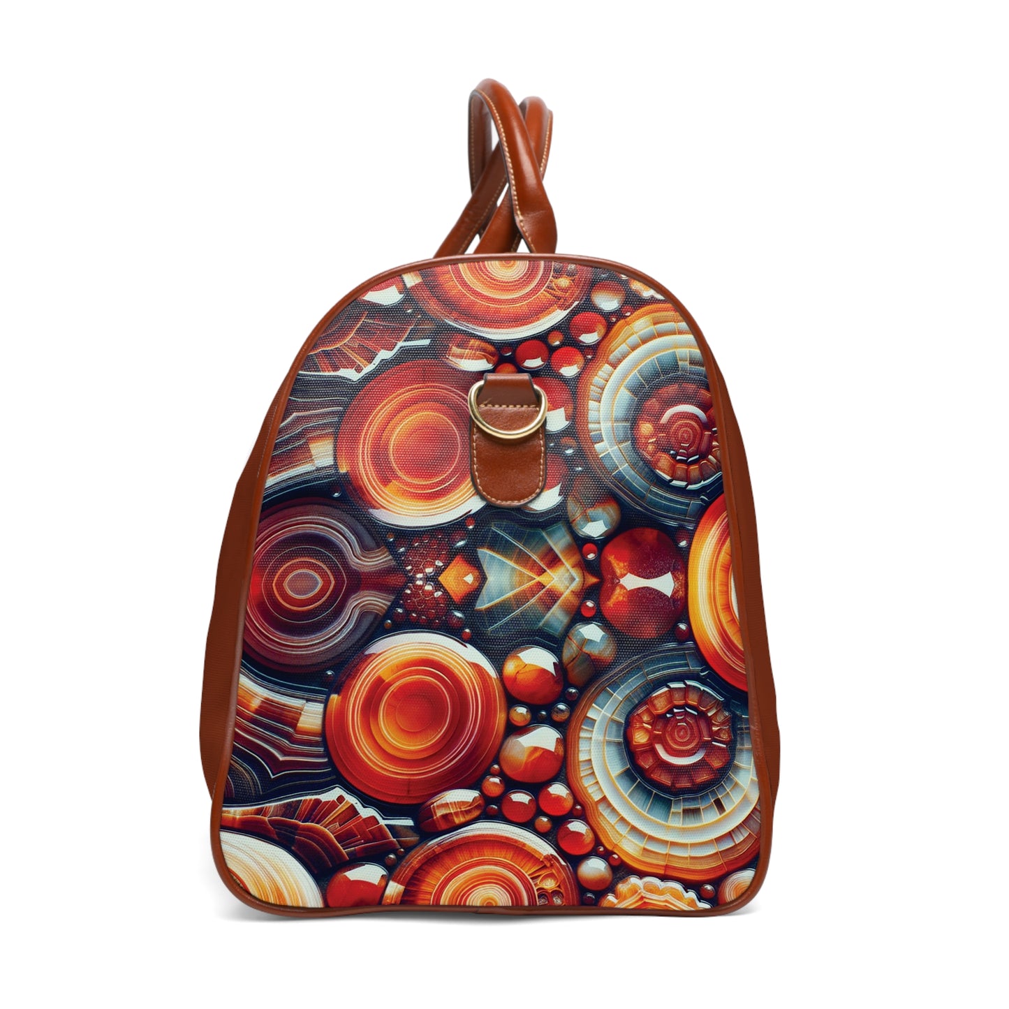 Waterproof Travel Bag - Carnelian Pattern