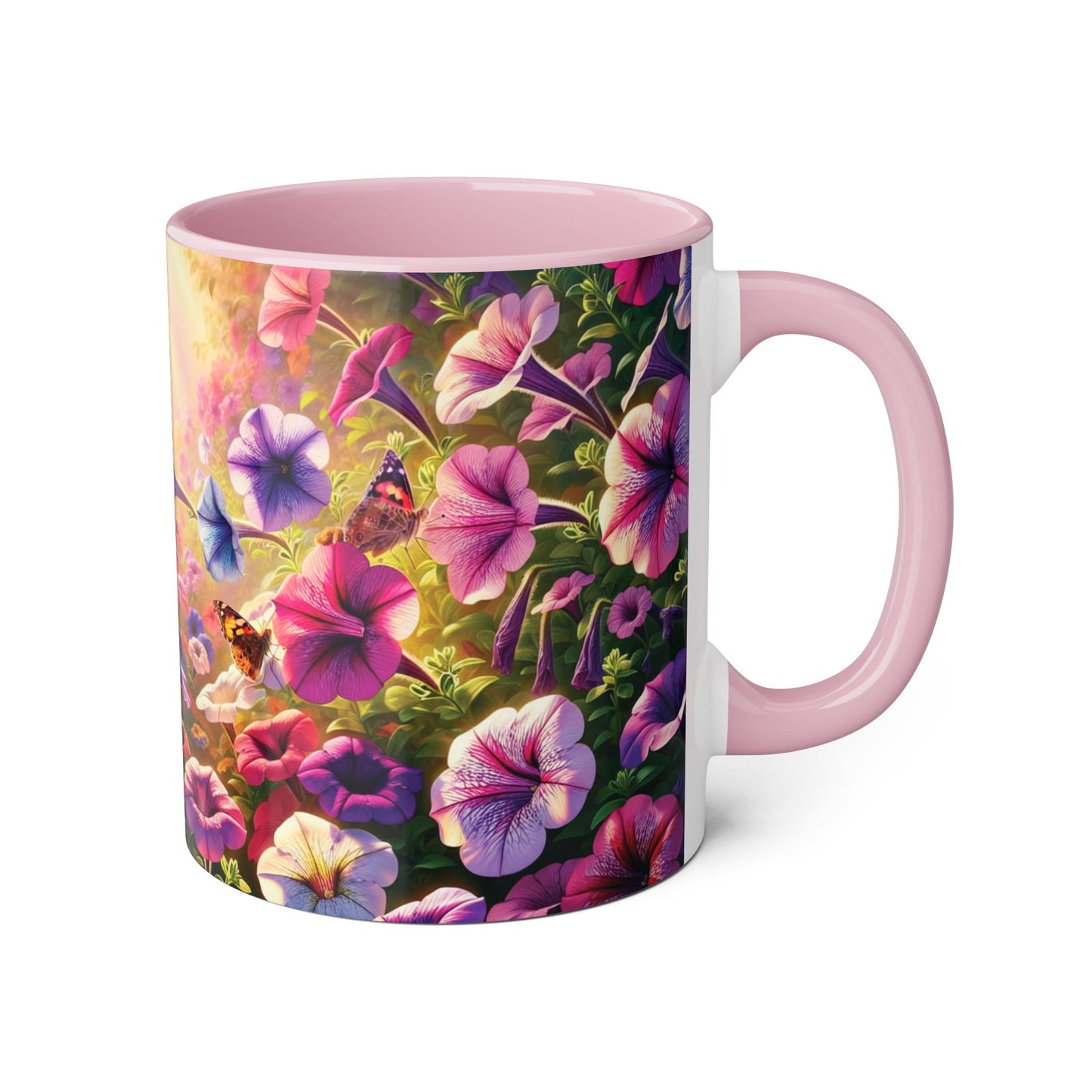 Colorful Floral Accent Mug - Perfect for Garden Lovers, Mother's Day, Birthdays, Coffee & Tea Enthusiasts, Unique Gift Idea