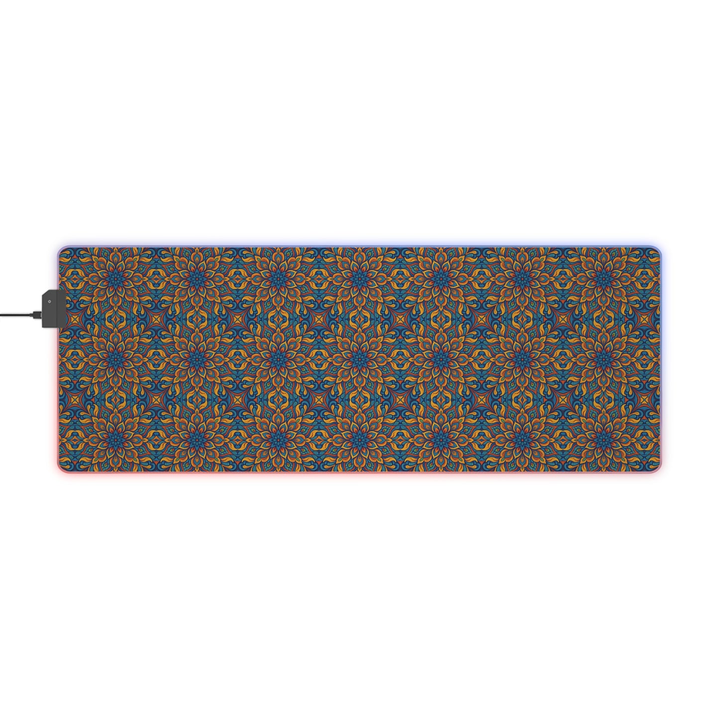 LED Gaming Mouse Pad - Kaleidoscope Design