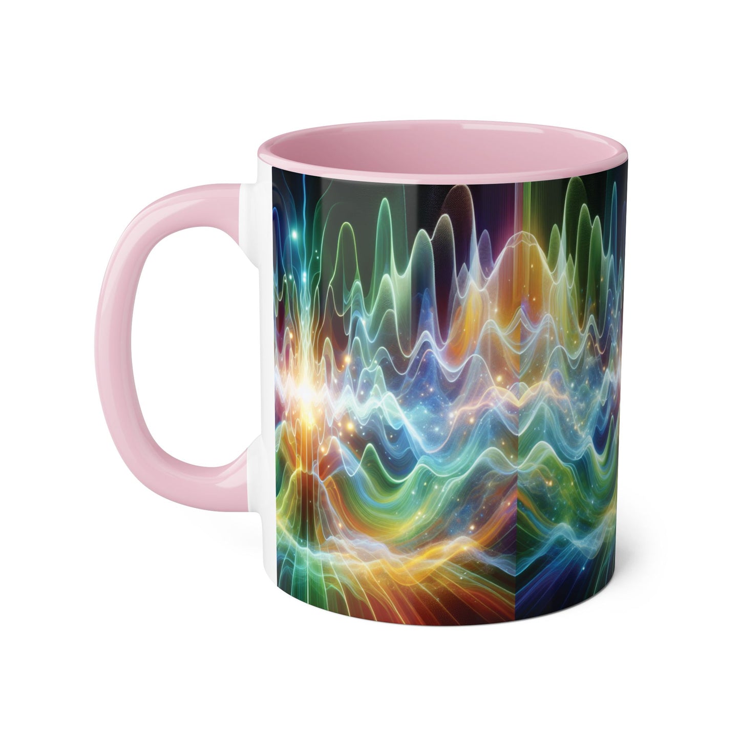 Frequency Waves Mug, Unique Kitchen Decor, Gift for Music Lover, Sound Wave Design, Office Tea Mug