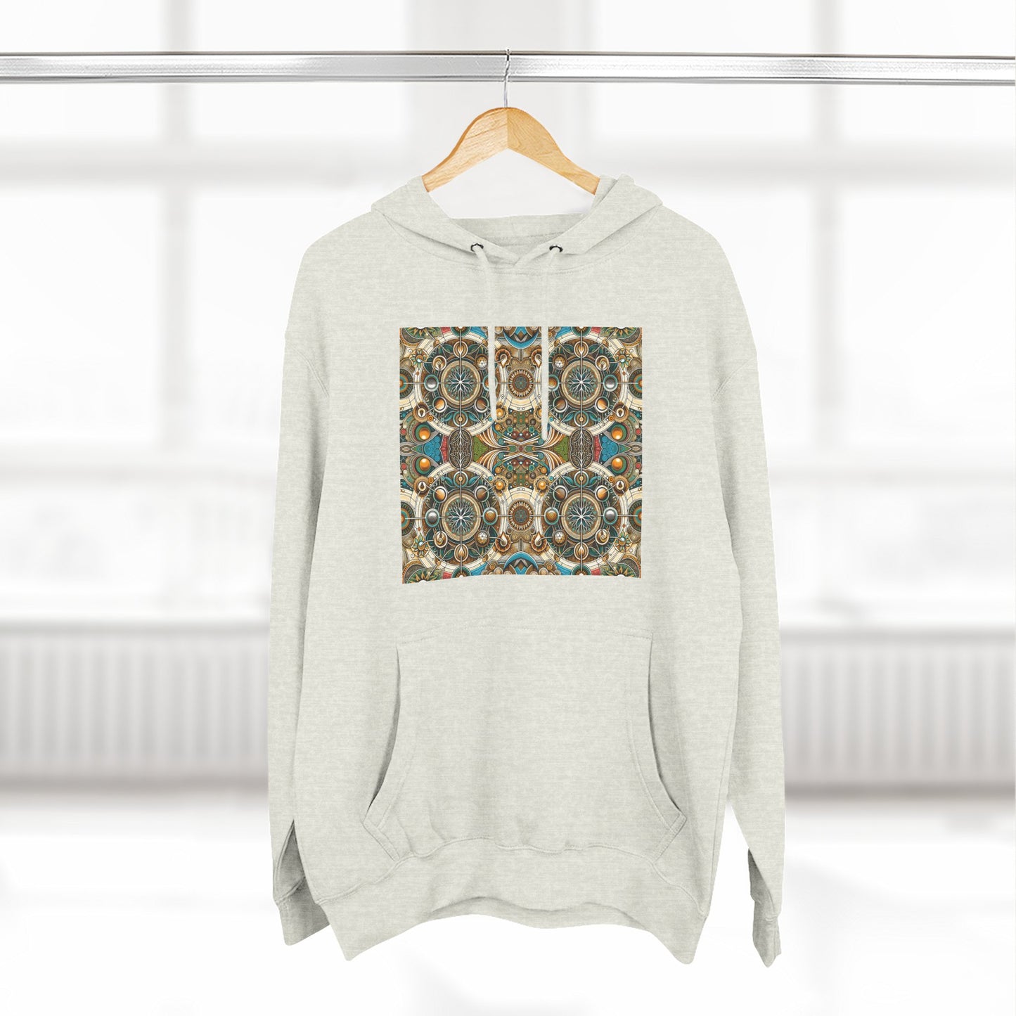 Fleece Hoodie - Symbol of Life Design