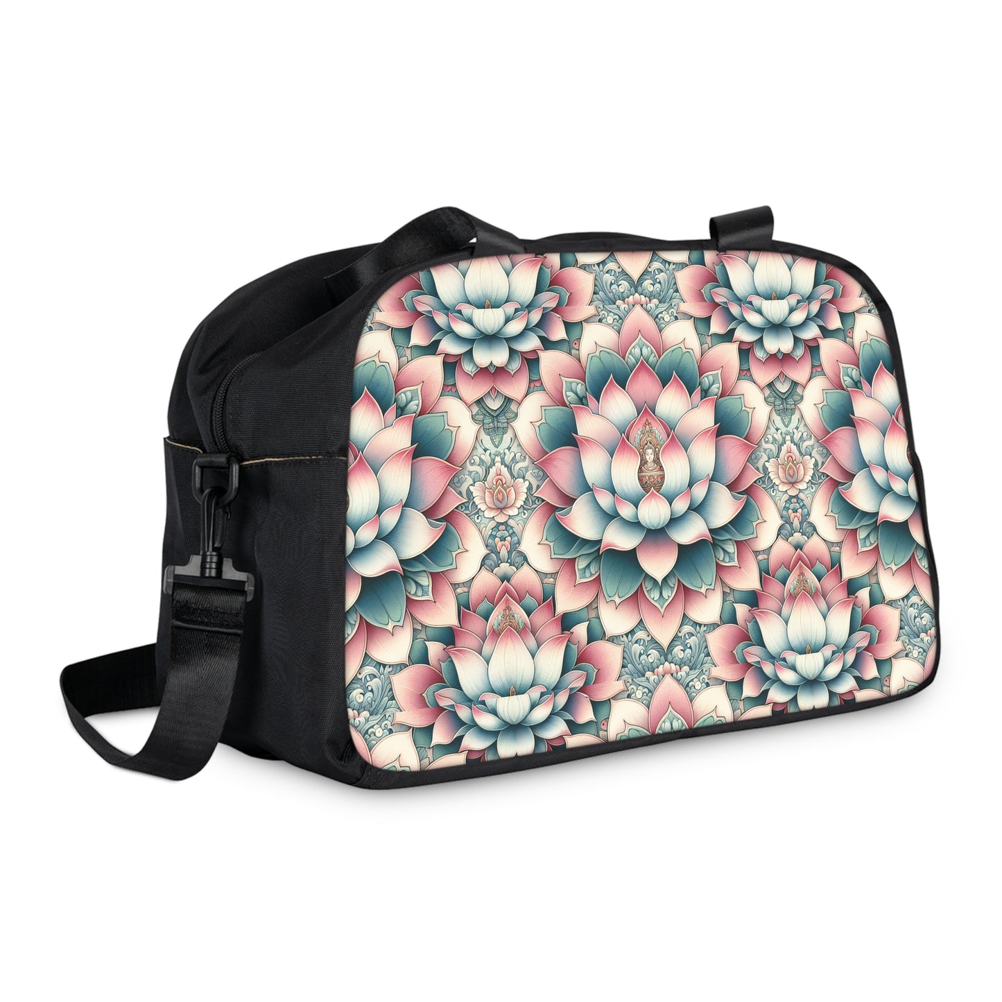 Fitness Handbag Lotus Flower, Gym Bag
