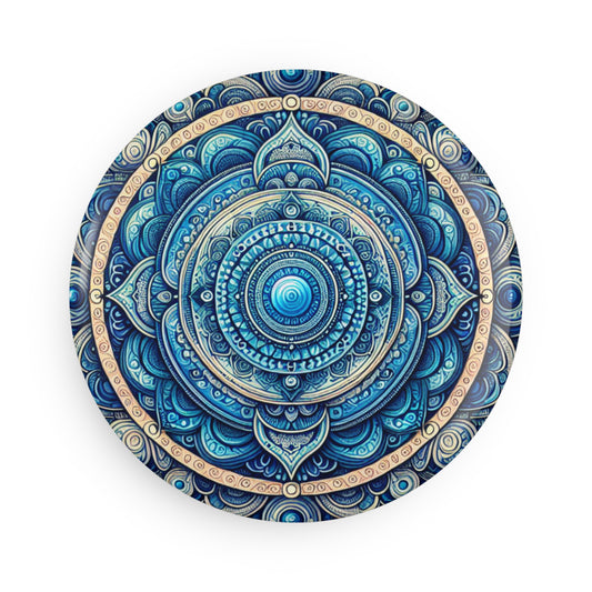 Button Magnet - Throat Chakra