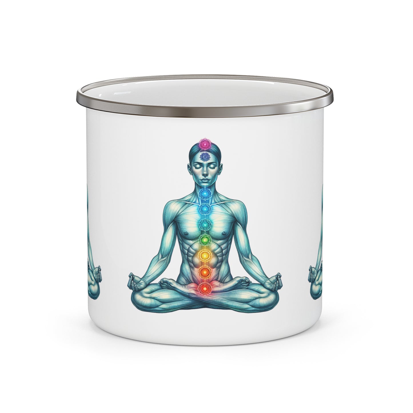 Camping Mug - Chakra Meditation Design