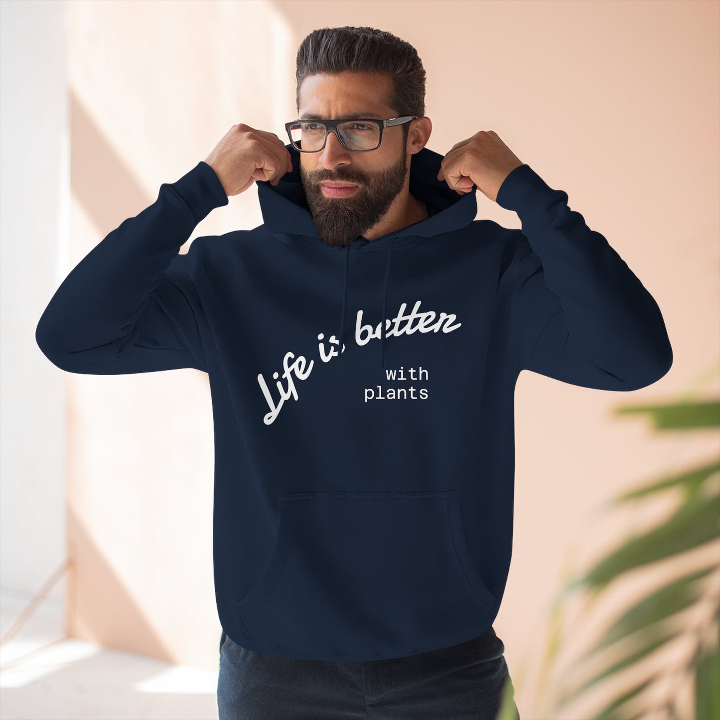 Life is Better with Plants Fleece Hoodie