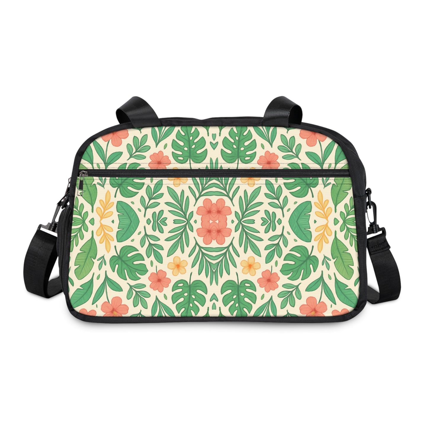 Fitness Bag - Tropical Pattern Design for Fitness Enthusiasts