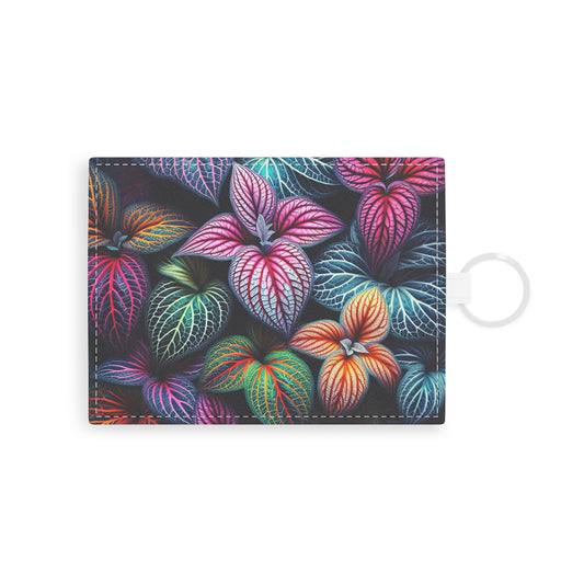 Card Holder: Vibrant Tropicals Design, Card Case, Credit Card Wallet, Travel Card Organizer, Floral Print Card Sleeve
