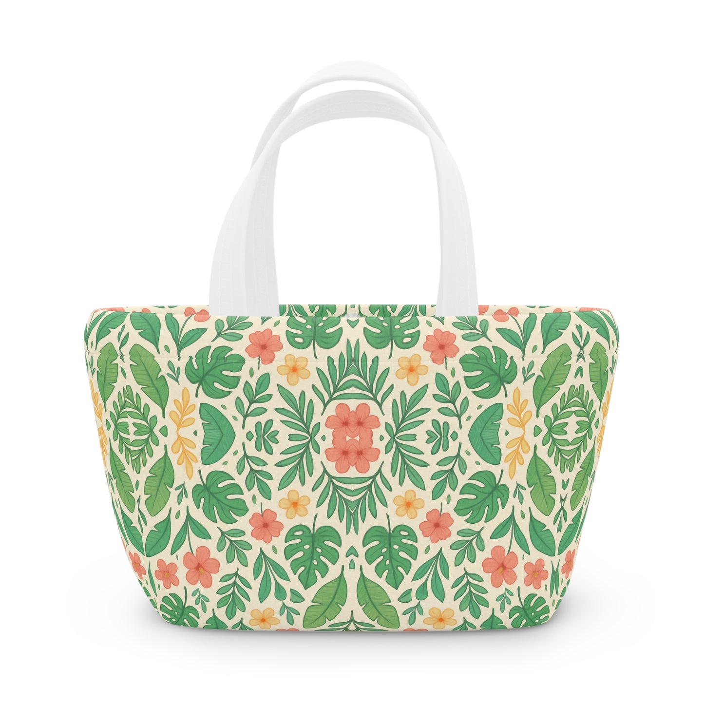 Tropical Floral Lunch Bag