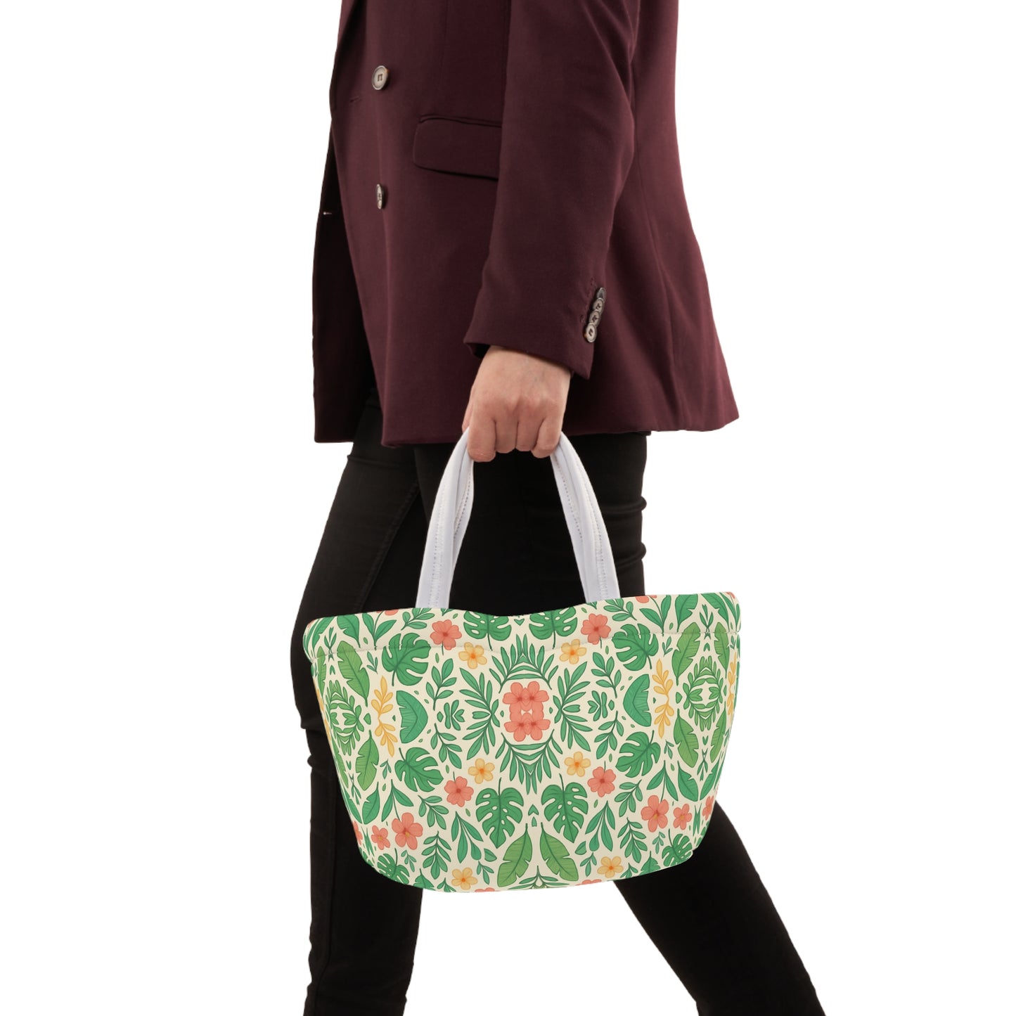 Tropical Floral Lunch Bag
