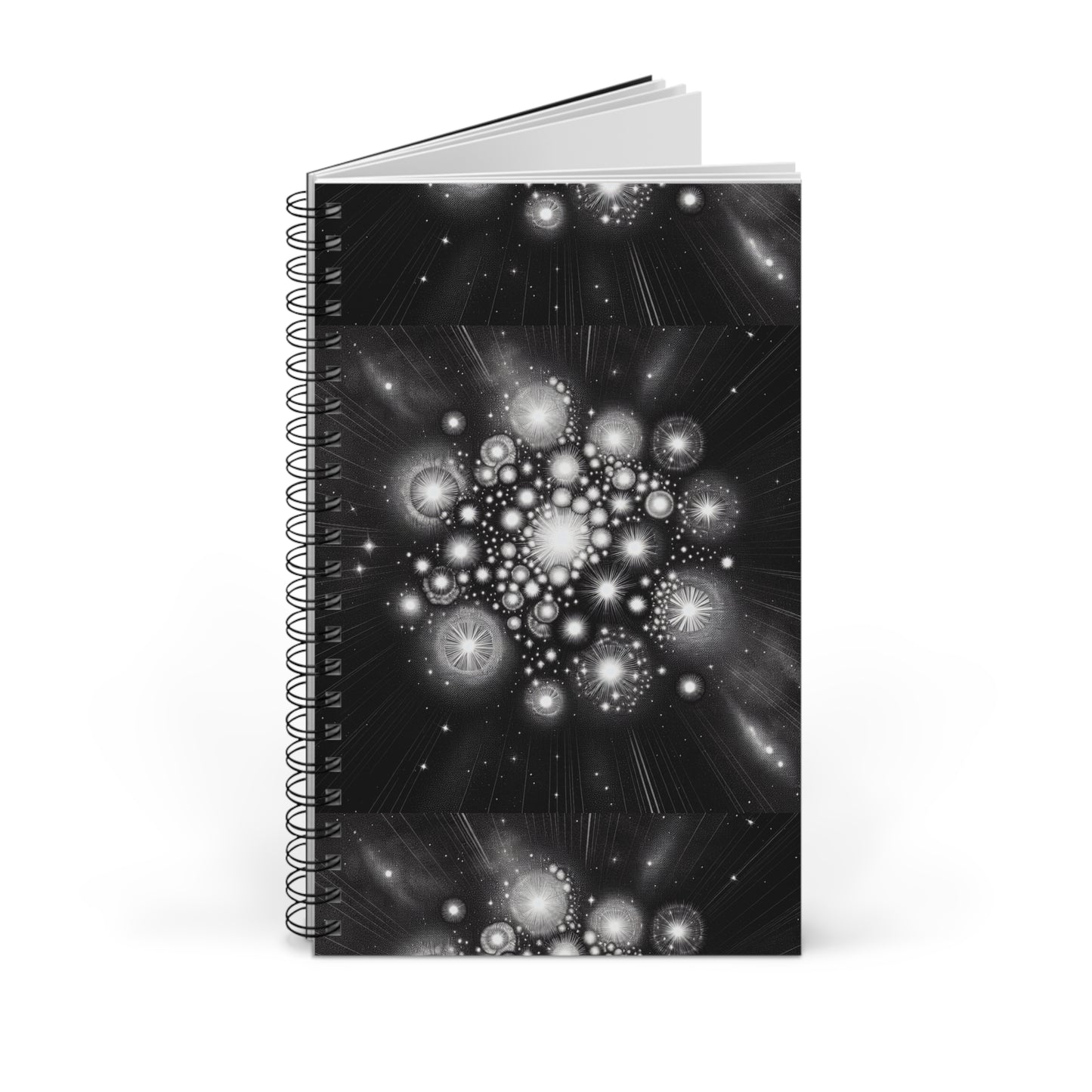 Star Cluster Spiral Journal - meditation journal, cosmic design, yogi diary