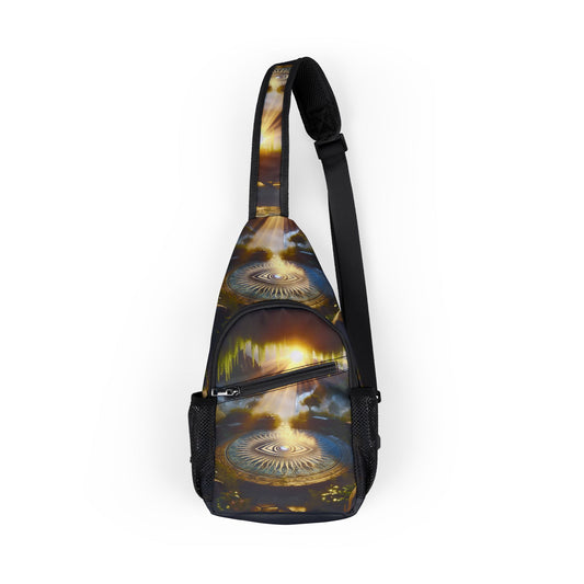 Cosmic Print Chest Bag - Stylish Sling Backpack for Festivals, Travel, and Everyday Use - Perfect Gift for Space Lovers, Unique [...]