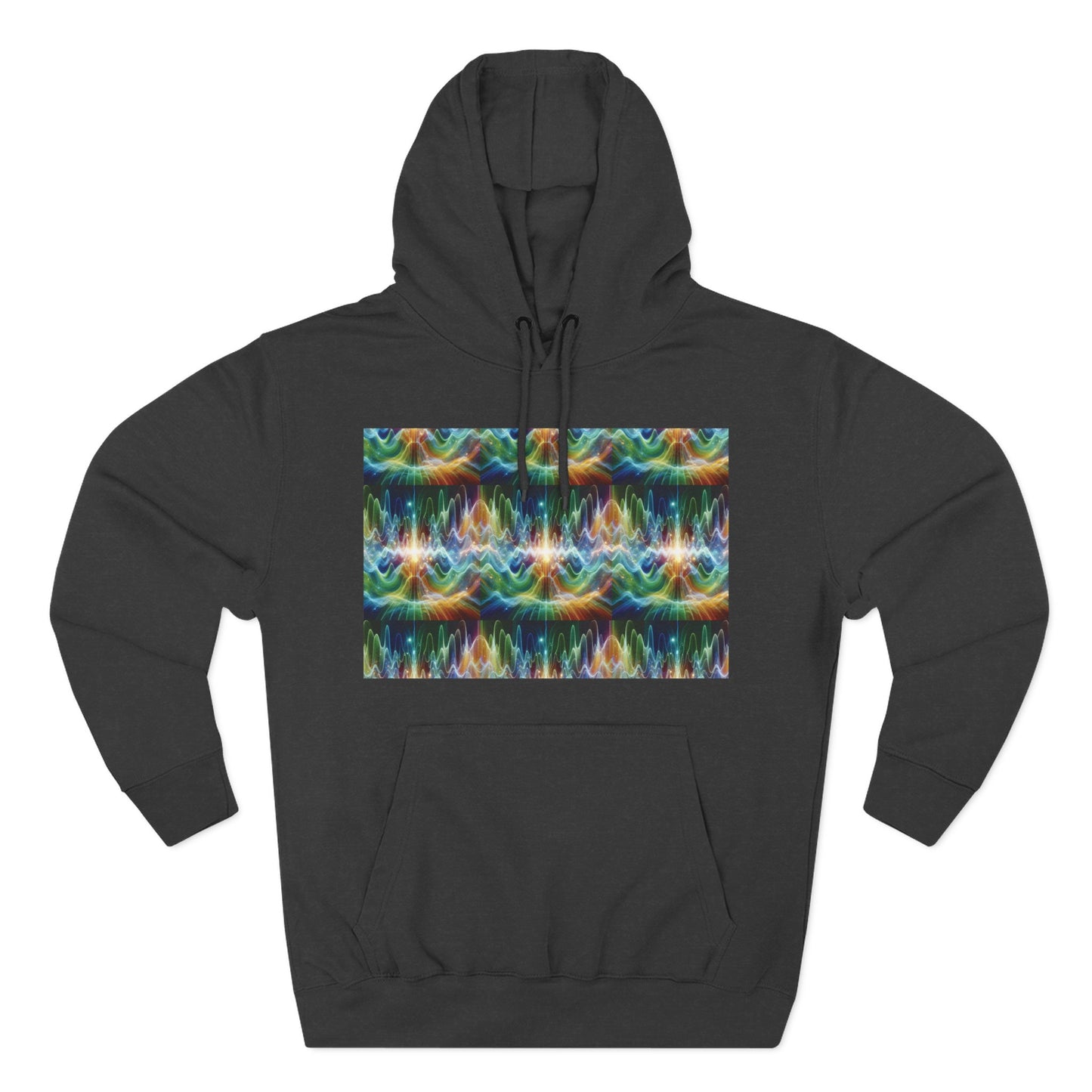 Fleece Hoodie - Frequency Waves Design