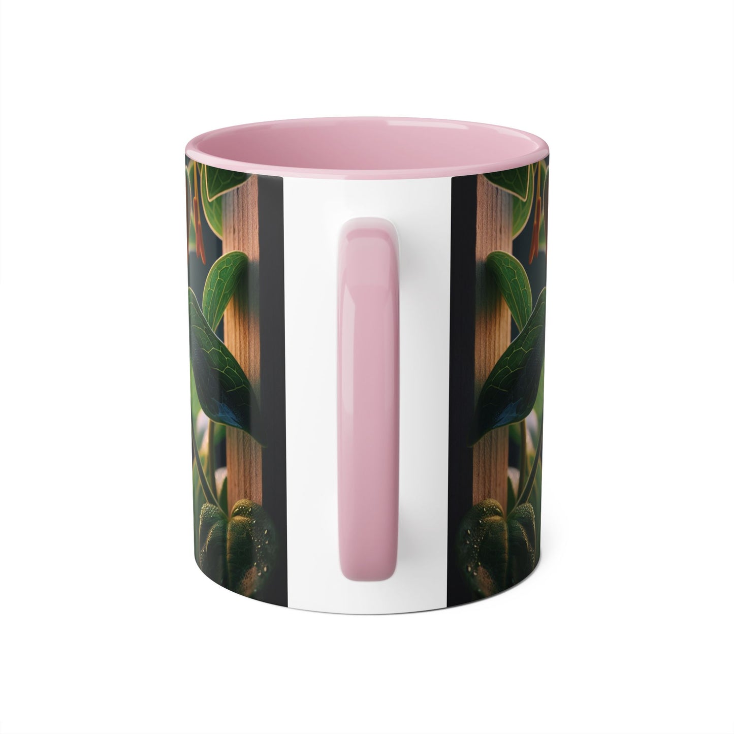 Honeysuckle Accent Mug, Floral Coffee Cup for Garden Lovers, Botanical Tea Mug Decor, Gift for Nature Enthusiasts, Mother's Day Present,