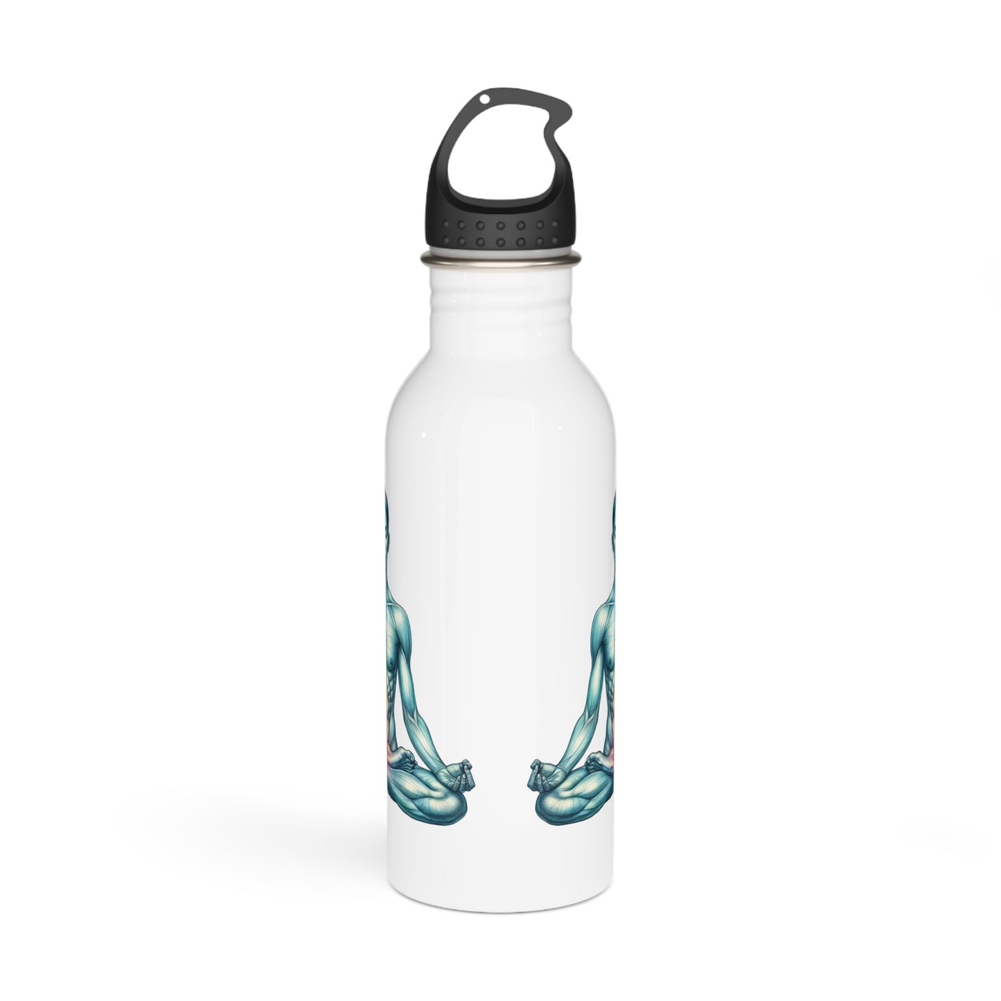 Chakra Meditation Water Bottle, Yoga Gift, Reiki Energy Healing, Mindfulness Drinkware, Wellness Gift, Spiritual Hydration Flask, Energy