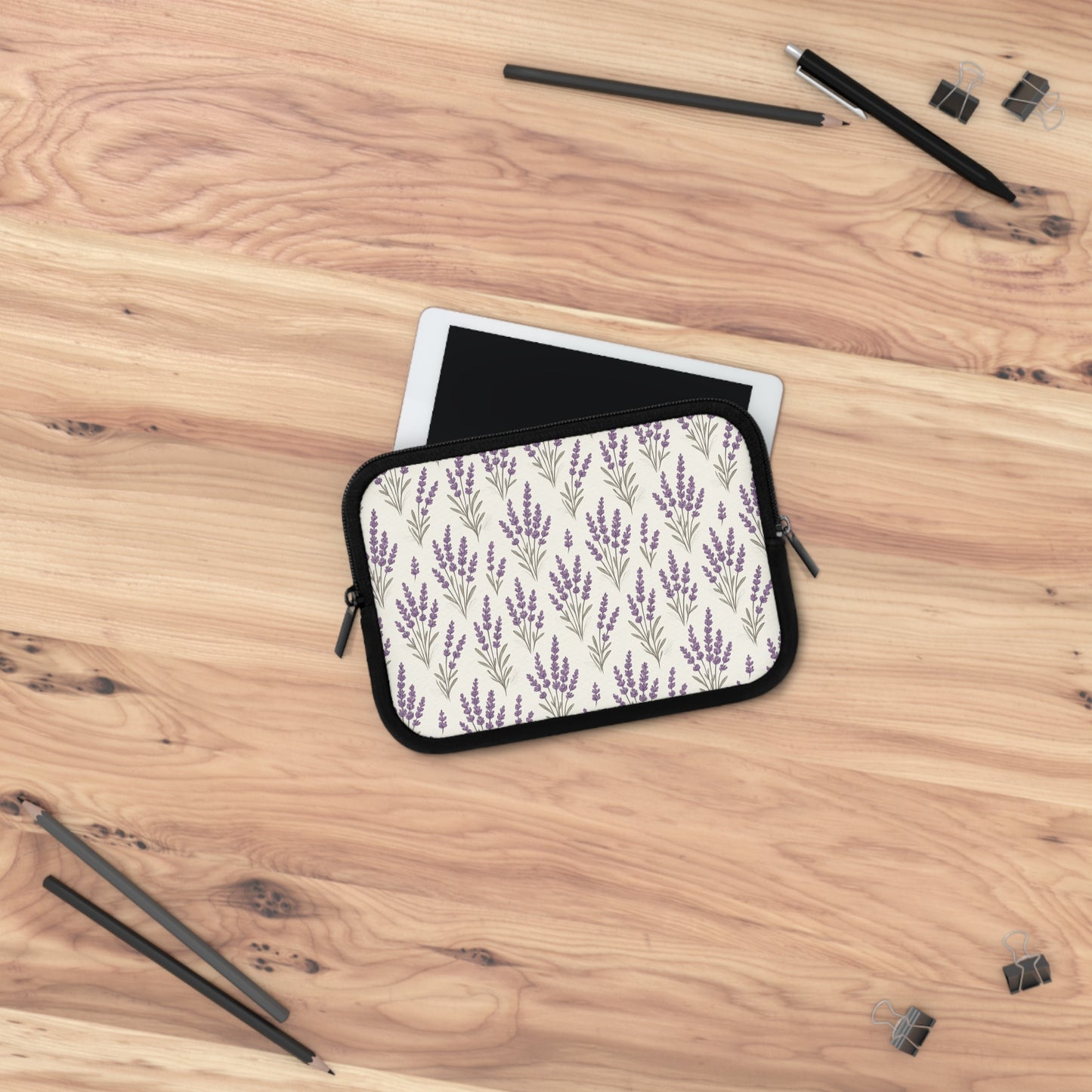 Laptop Sleeve: Lavender Design