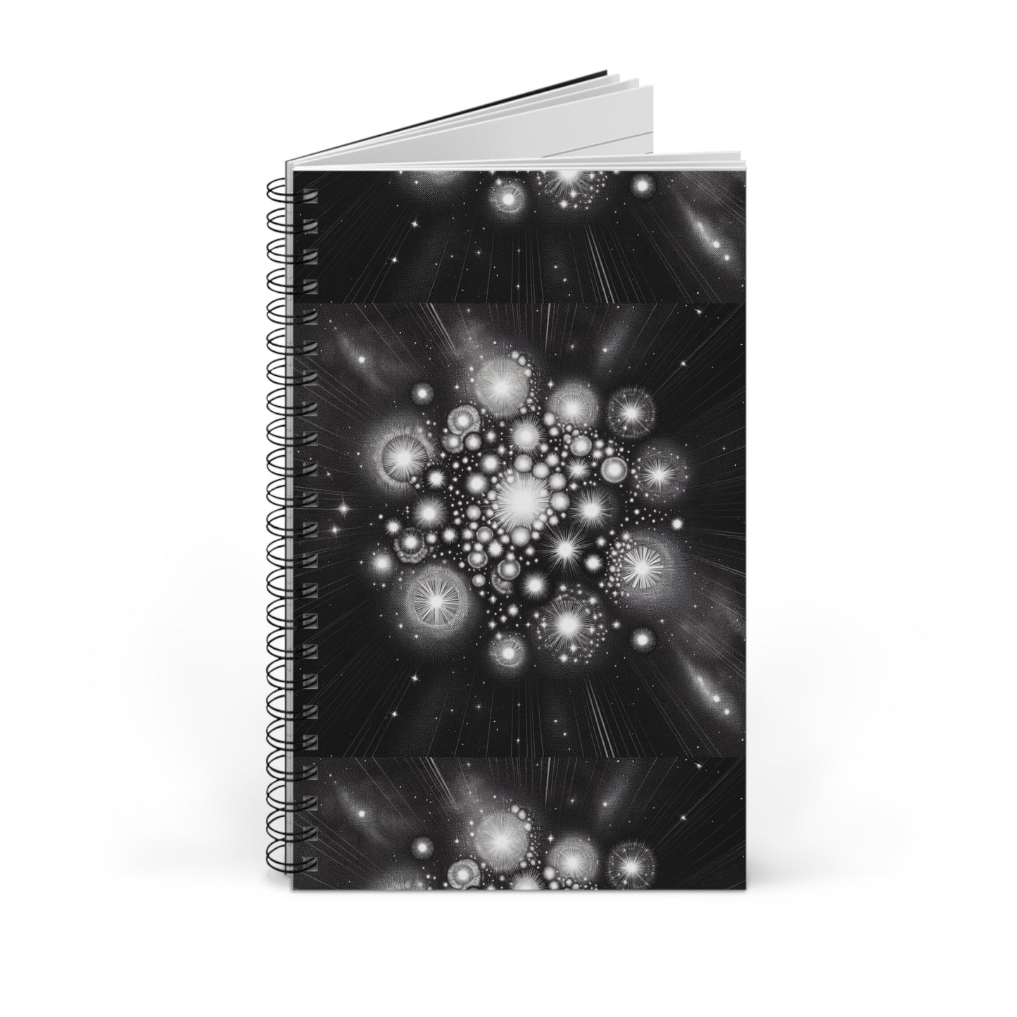 Star Cluster Spiral Journal - meditation journal, cosmic design, yogi diary