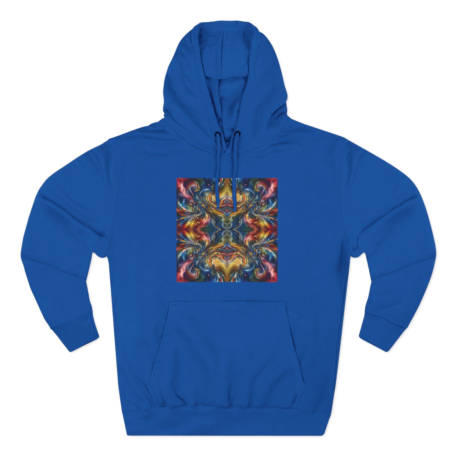 Fleece Hoodie - Energy Wave Design