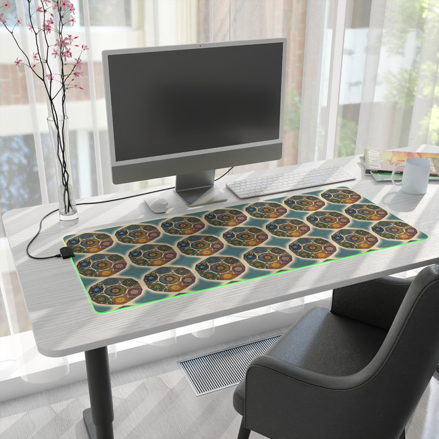 LED Gaming Mouse Pad - Spiritual Design
