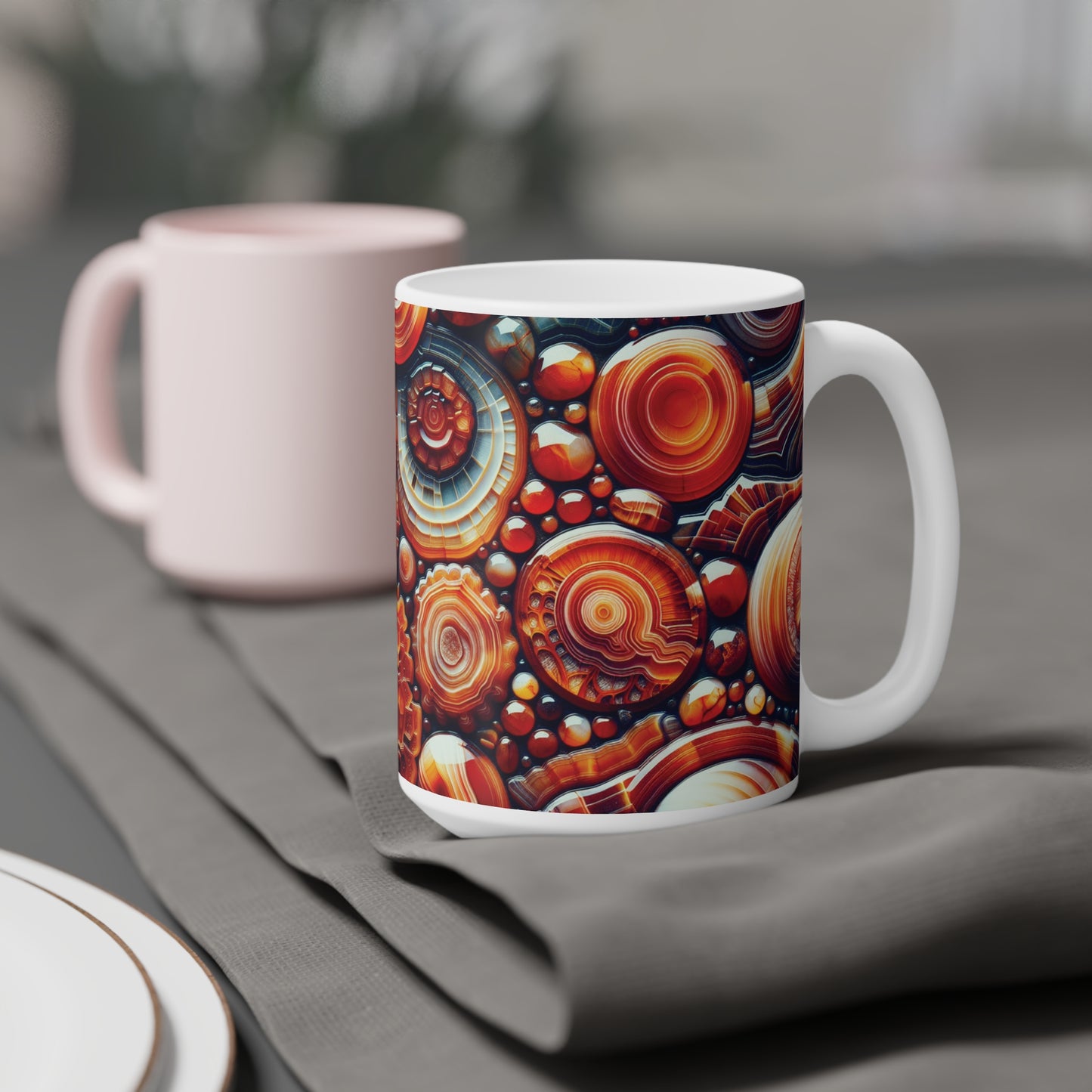 Ceramic Mug - Carnelian Design